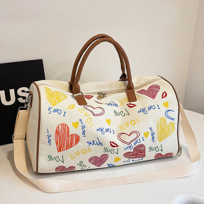Bolsa de viaje con estampado gráfico