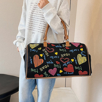 Bolsa de viaje con estampado gráfico