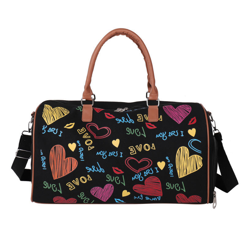 Bolsa de viaje con estampado gráfico