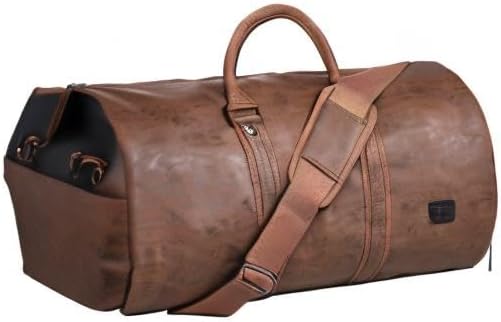 Bolsa de Viaje Convertible de Cuero PU – Maleta de Fin de Semana
