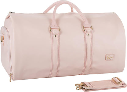 Bolsa de Viaje Convertible de Cuero PU – Maleta de Fin de Semana