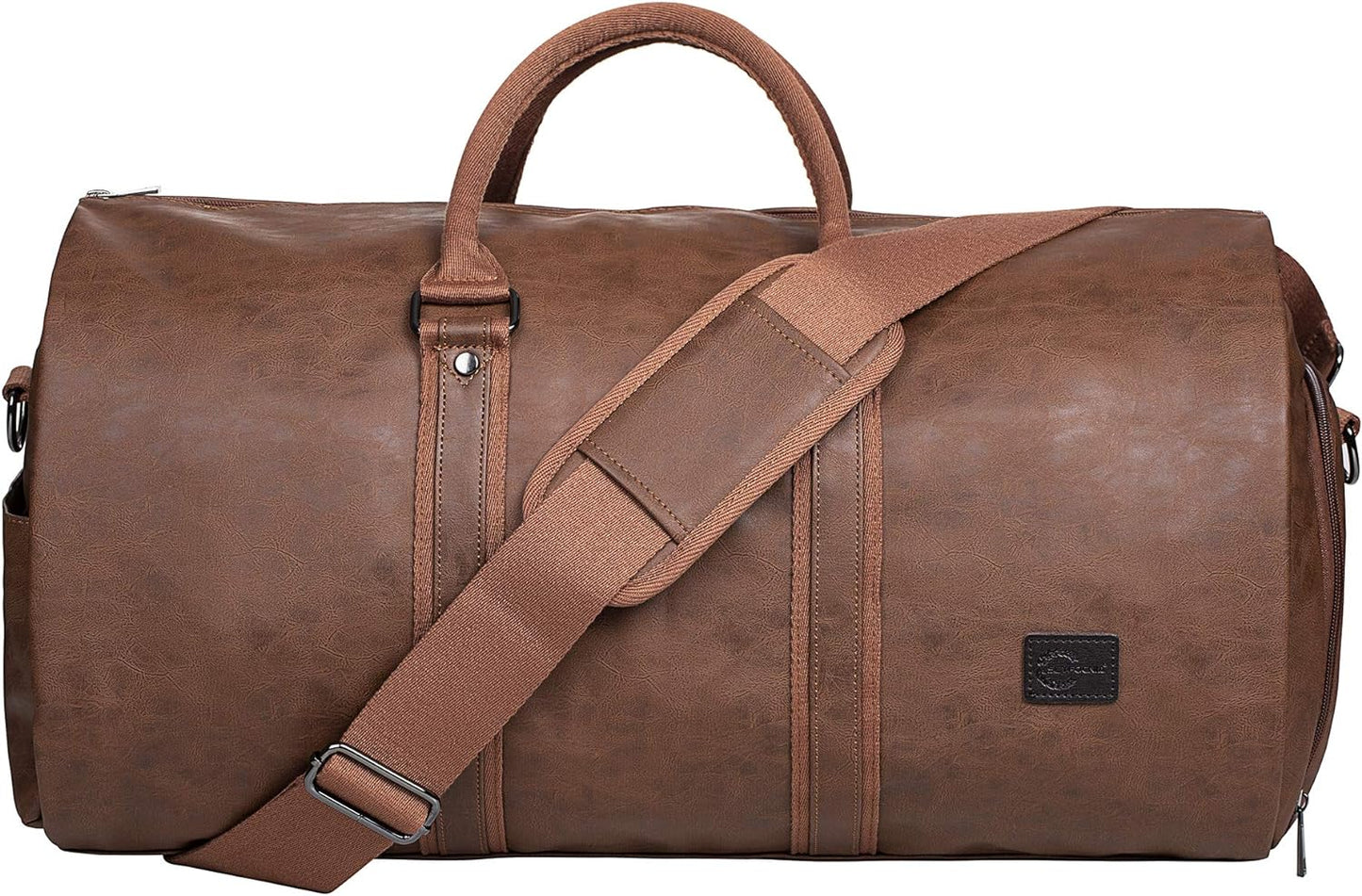 Bolsa de Viaje Convertible de Cuero PU – Maleta de Fin de Semana