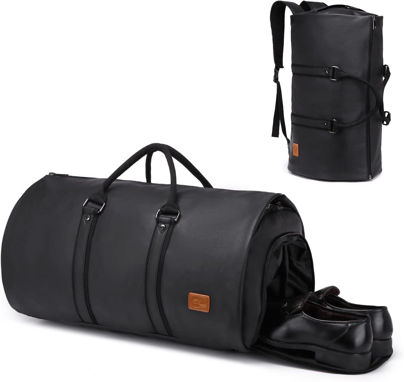 Bolsa de Viaje Convertible de Cuero PU – Maleta de Fin de Semana