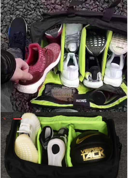 Bolsa de Viaje Resistente al Agua con Múltiples Compartimentos para Zapatillas y Equipaje