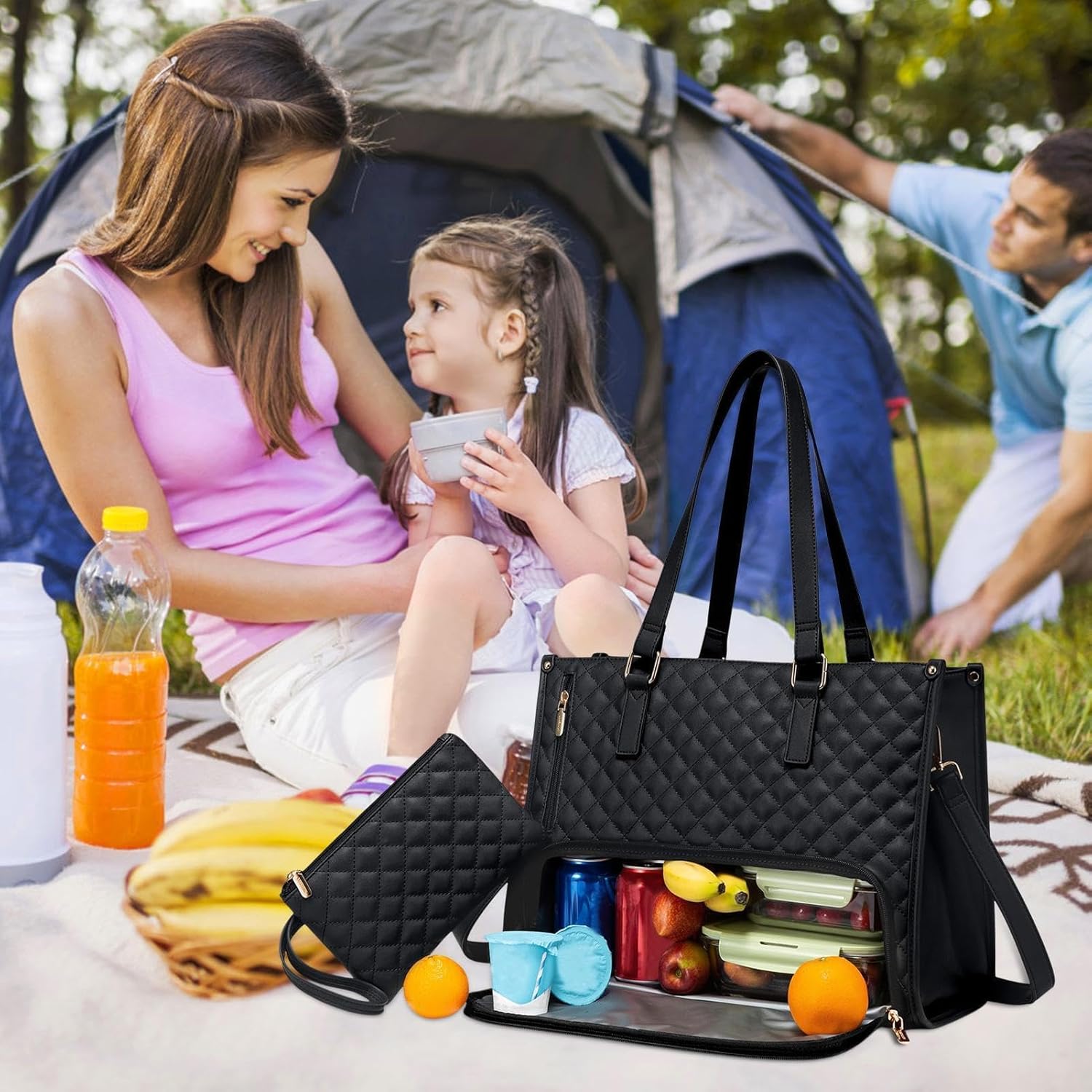 Bolsa Térmica 2 en 1 para Almuerzo y Laptop para Trabajo y Viajes