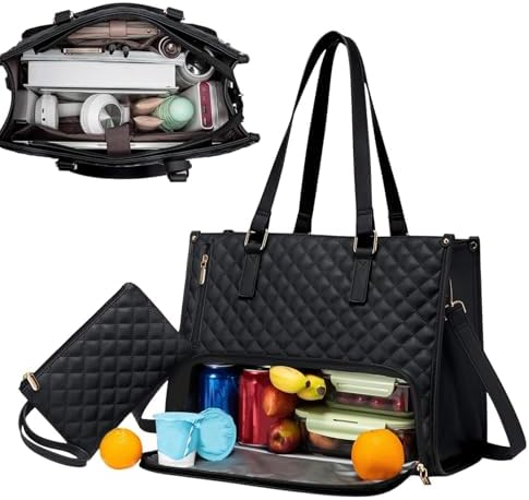 Bolsa Térmica 2 en 1 para Almuerzo y Laptop para Trabajo y Viajes