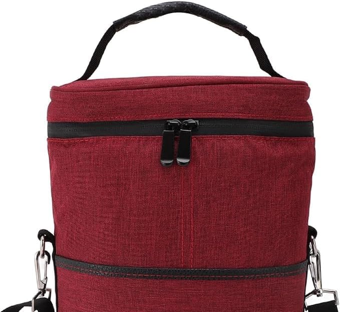 Bolsa Térmica Aislante para 2 Botellas de Vino con Correa Ajustable