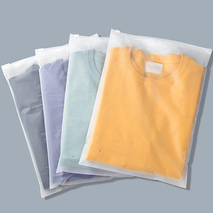 Bolsas de Almacenamiento con Cierre Frosted Multiusos – Paquete de 20 Fundas de Plástico para Ropa (Compra 2 Juegos, Llévate 1 GRATIS)