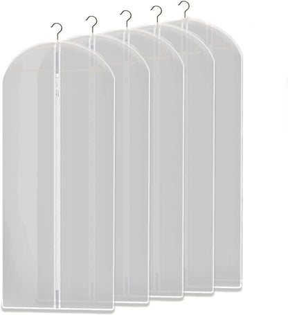 Bolsas de Almacenamiento de Prendas Transparentes – Paquete de 5 (Compra 1, Llévate 1 GRATIS)