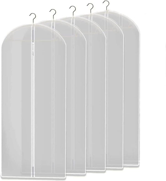 Bolsas de Almacenamiento de Prendas Transparentes – Paquete de 5 (Compra 1, Llévate 1 GRATIS)