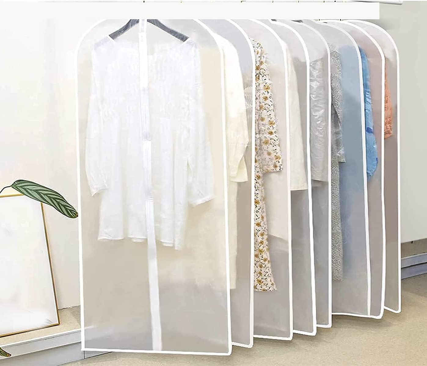 Bolsas de Almacenamiento de Prendas Transparentes – Paquete de 5 (Compra 1, Llévate 1 GRATIS)