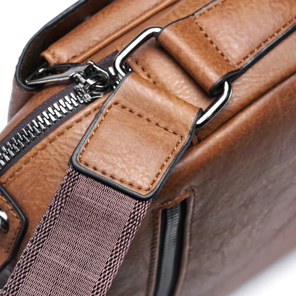 Bolso bandolera de piel de lujo