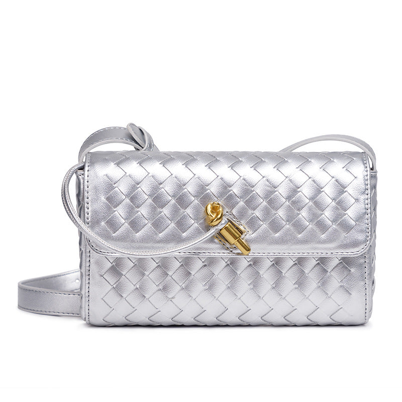 Bolso clutch bandolera trenzado