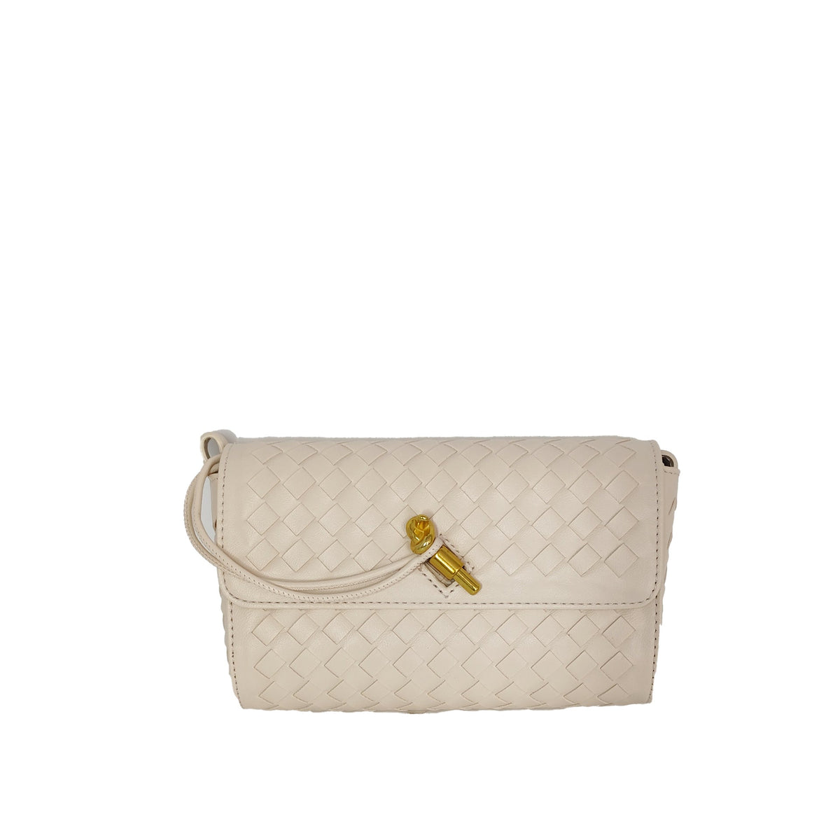 Bolso clutch bandolera trenzado