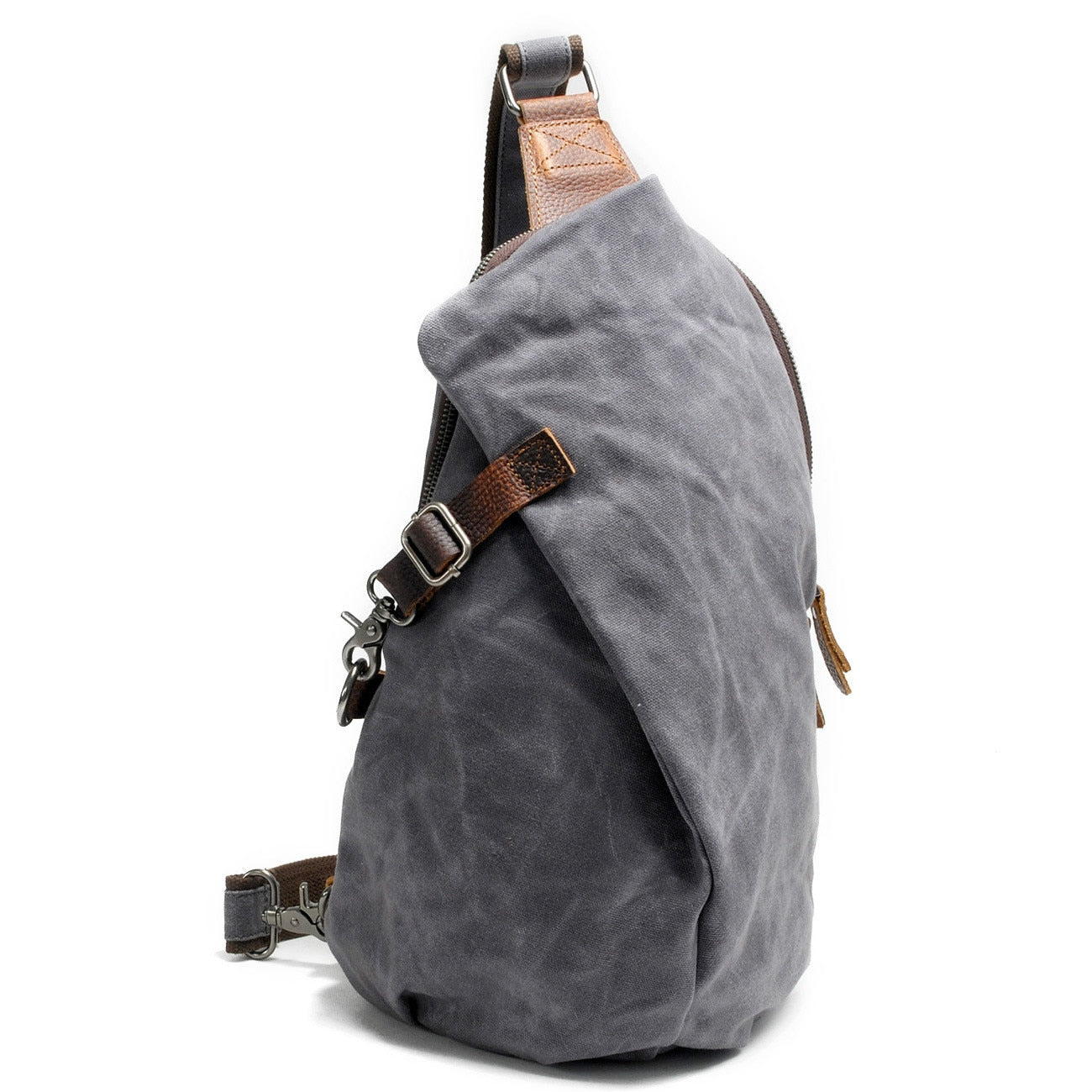 Bolso Cruzado de Lona Resistente al Agua con Bolsillo Antirrobo – MultiWear