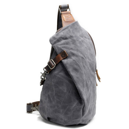 Bolso Cruzado de Lona Resistente al Agua con Bolsillo Antirrobo – MultiWear