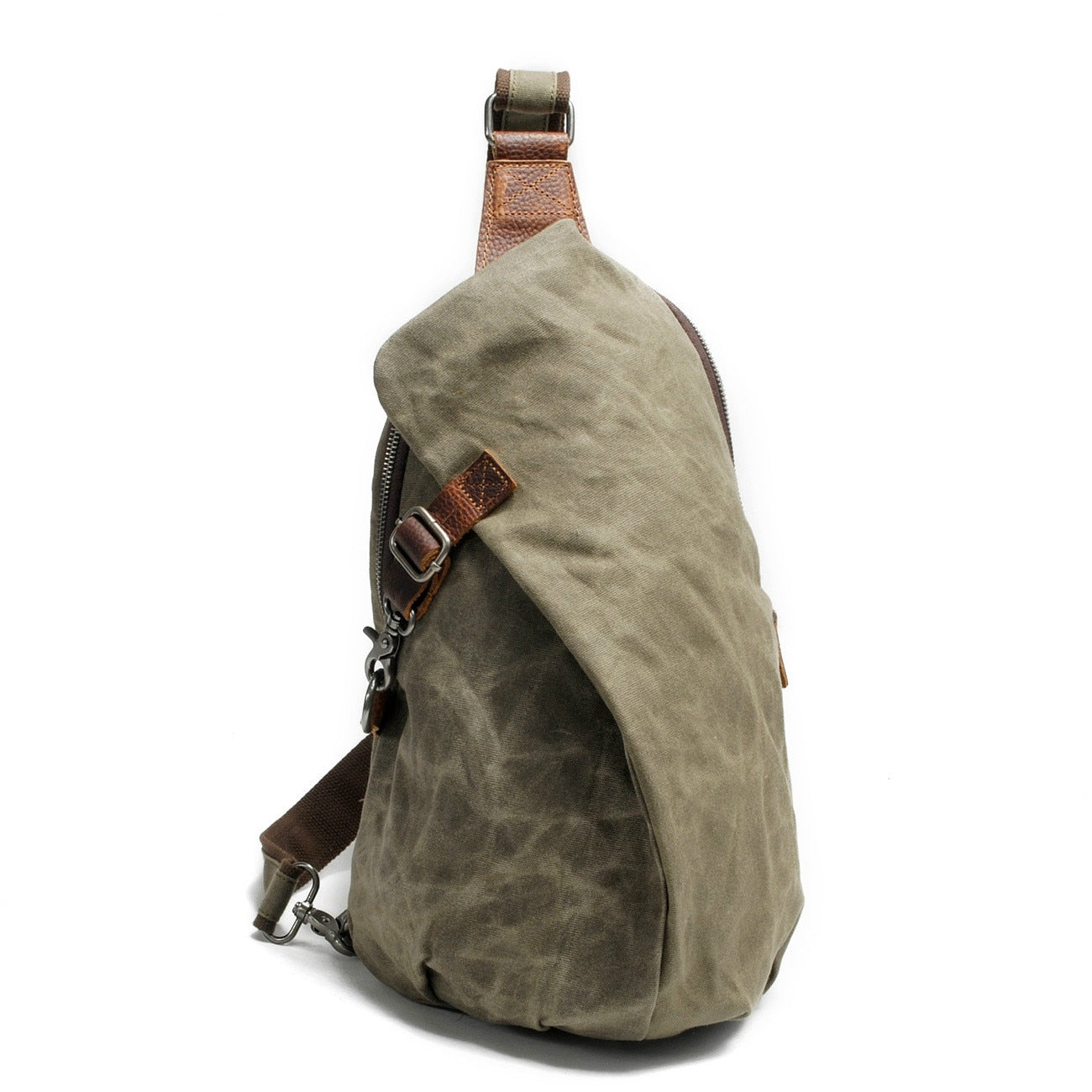 Bolso Cruzado de Lona Resistente al Agua con Bolsillo Antirrobo – MultiWear