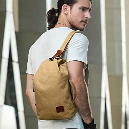 Bolso Cruzado de Lona Resistente al Agua con Bolsillo Antirrobo – MultiWear