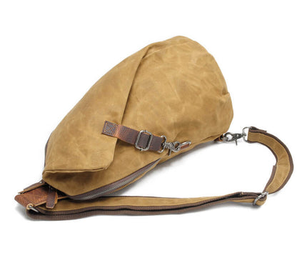 Bolso Cruzado de Lona Resistente al Agua con Bolsillo Antirrobo – MultiWear