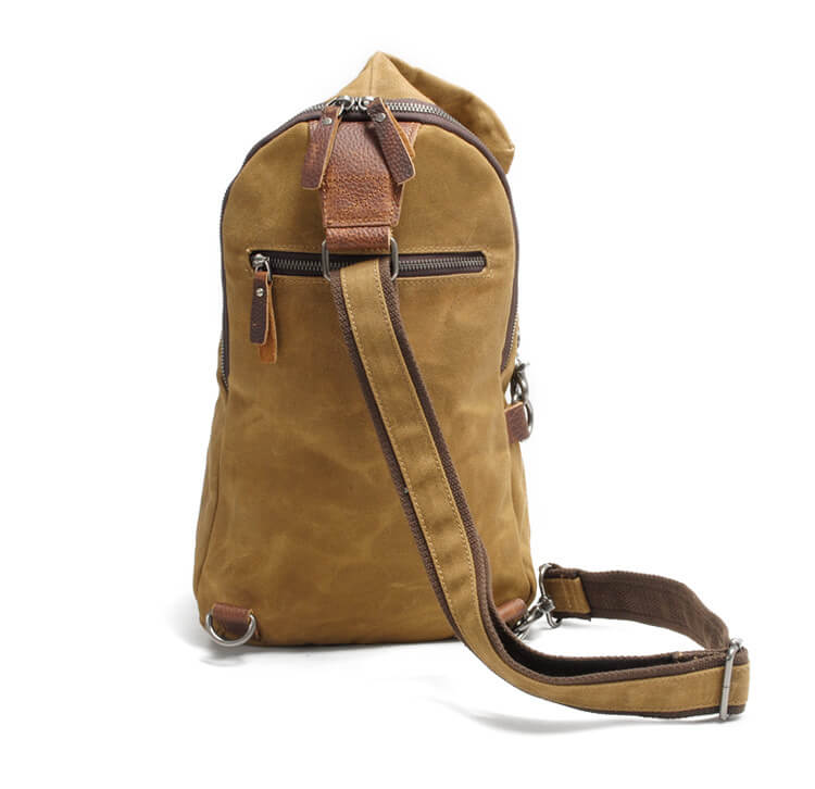 Bolso Cruzado de Lona Resistente al Agua con Bolsillo Antirrobo – MultiWear