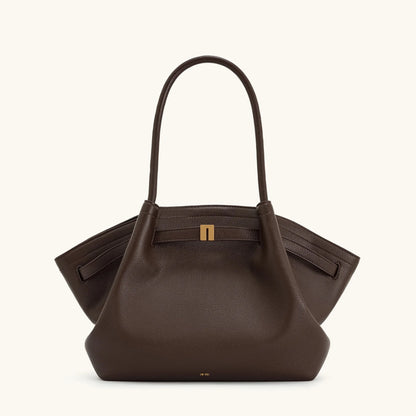 Bolso de Hombro de Lujo para Mujeres - Gran Capacidad, Diseño Elegante, Ante Sintético Negro