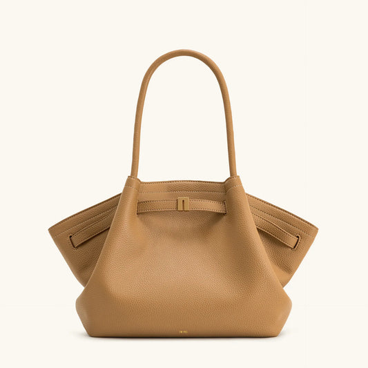 Bolso de Hombro de Lujo para Mujeres - Gran Capacidad, Diseño Elegante, Ante Sintético Negro