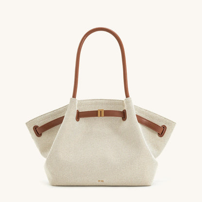 Bolso de Hombro de Lujo para Mujeres - Gran Capacidad, Diseño Elegante, Ante Sintético Negro