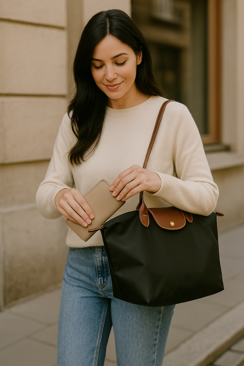 Bolso de Mano Clásico para Mujeres Celeste con Acento Moderno y Funcionalidad