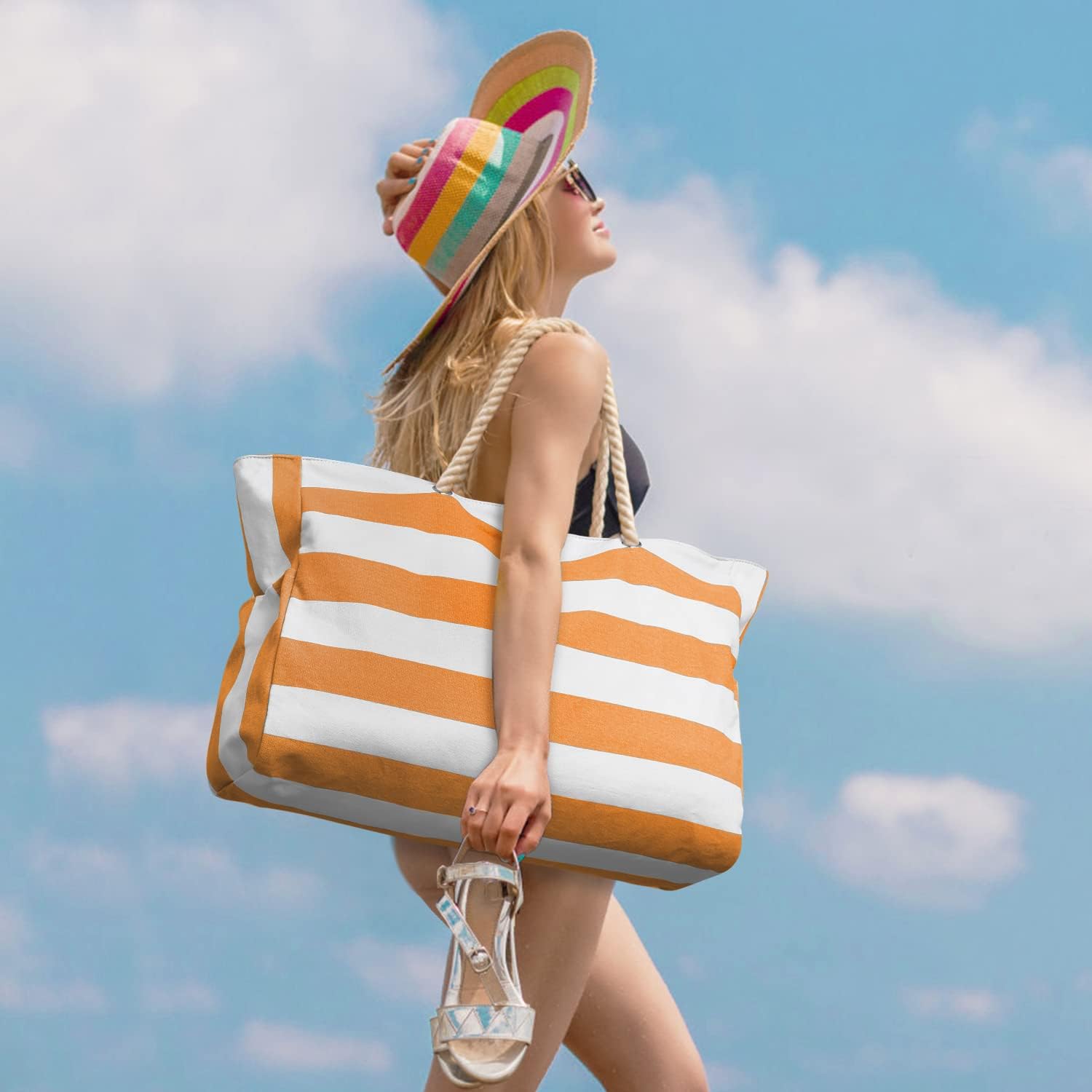 Bolso de Playa Sobredimensionado Impermeable y a Prueba de Arena – SandAway