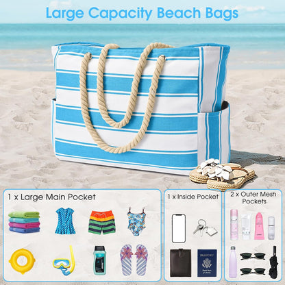 Bolso de Playa Sobredimensionado Impermeable y a Prueba de Arena – SandAway