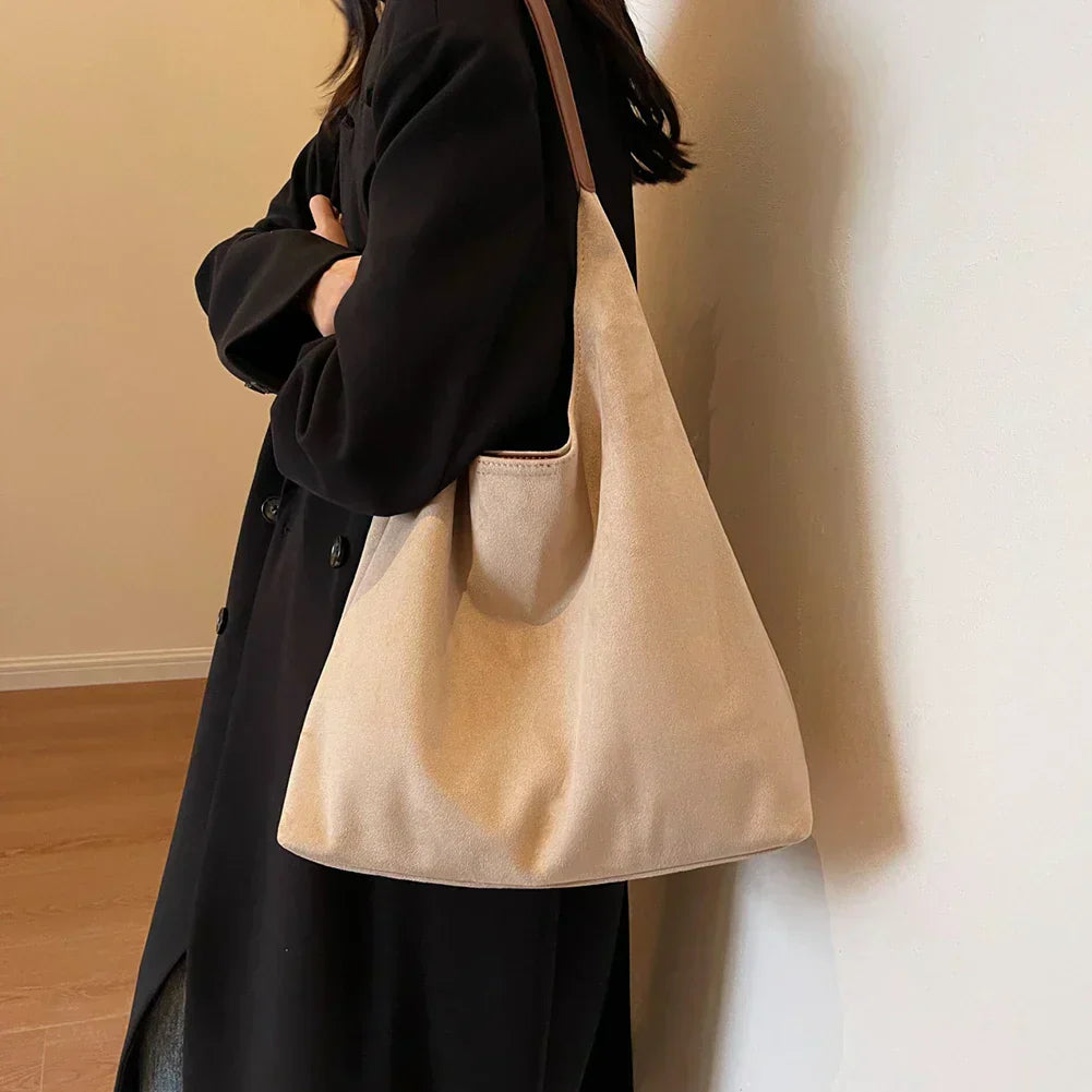 Bolso Tote de Ante Natural