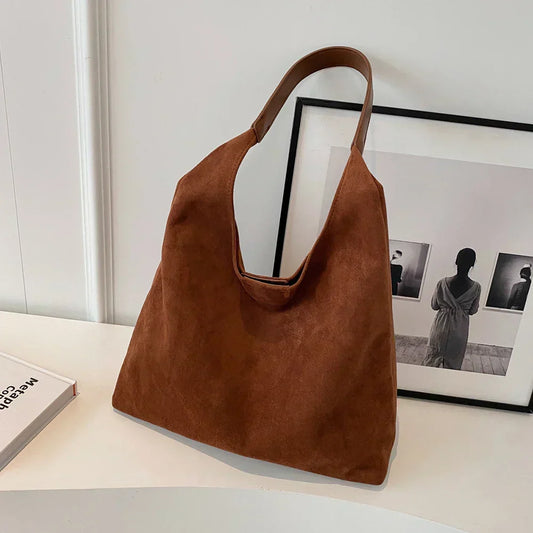 Bolso Tote de Ante Natural