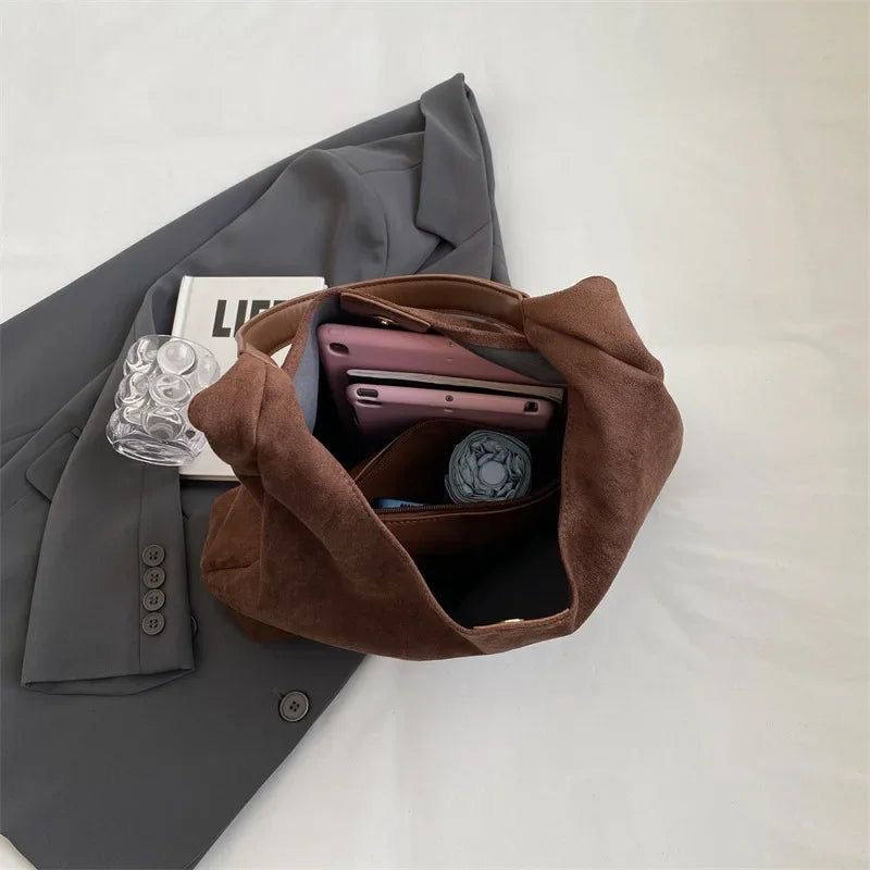 Bolso Tote de Ante Natural