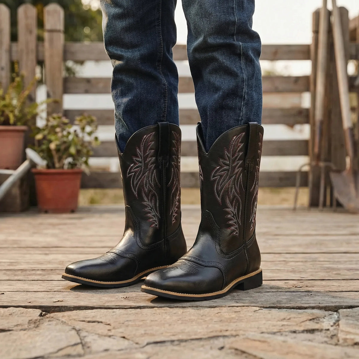 Botas cowboy de media caña