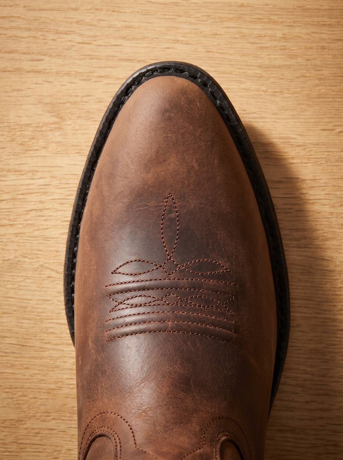 Botas cowboy de media caña bordadas con tacón de bloque para mujer