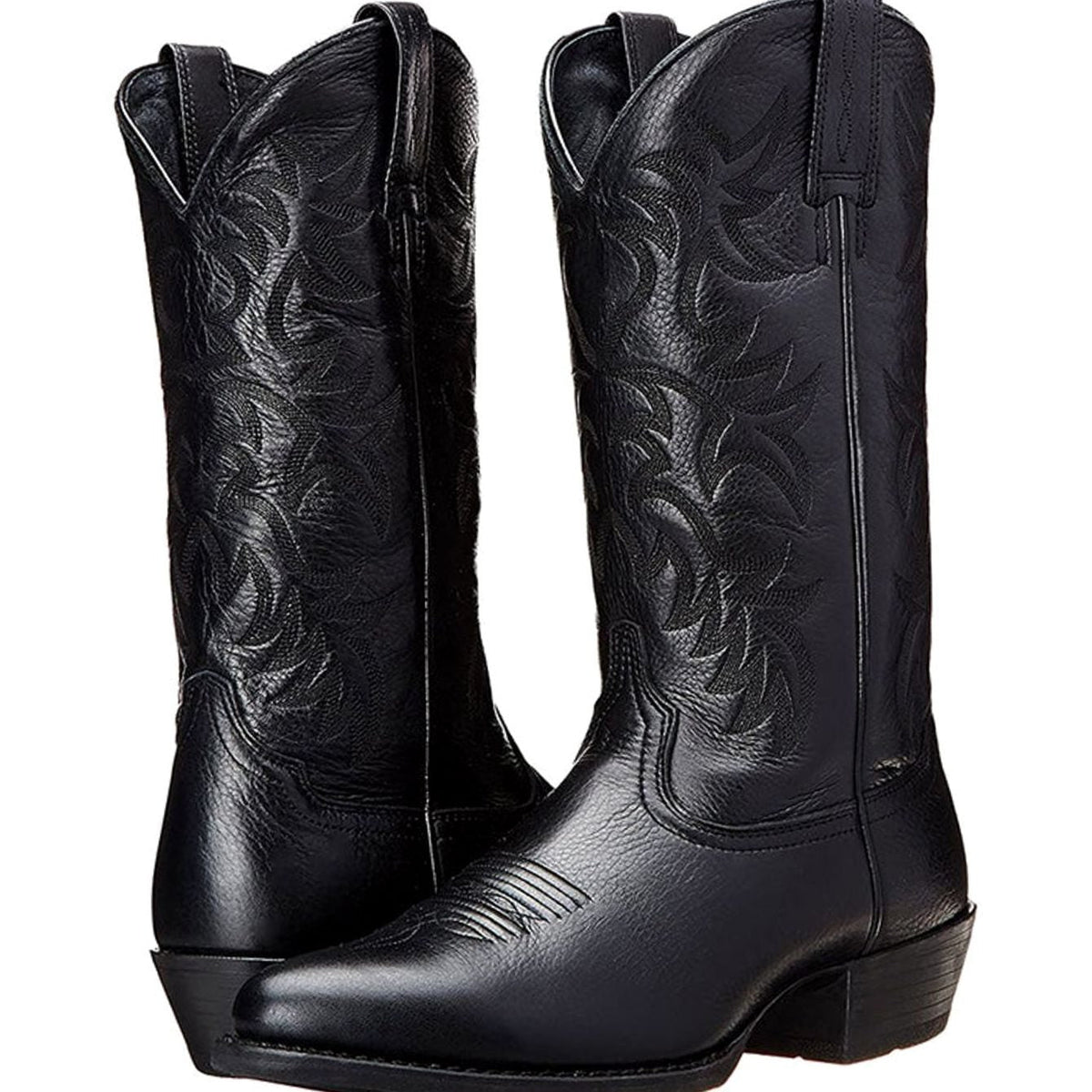 Botas cowboy de media caña bordadas para mujer