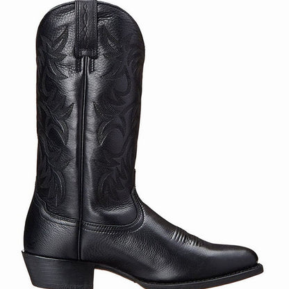 Botas cowboy de media caña bordadas para mujer