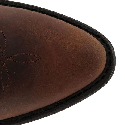 Botas cowboy de media caña bordadas para mujer