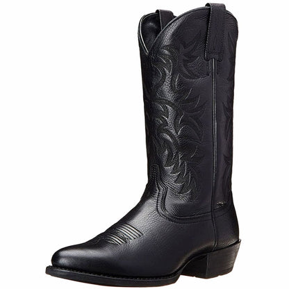 Botas cowboy de media caña bordadas para mujer