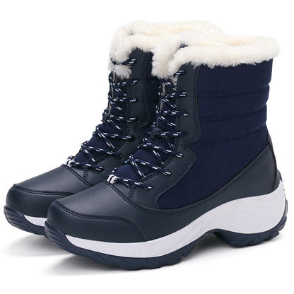 Botas de invierno forradas, impermeables y antideslizantes para mujer