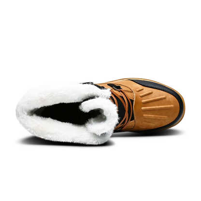 Botas de invierno para hombre - Botas de nieve con forro cálido y suela antideslizante