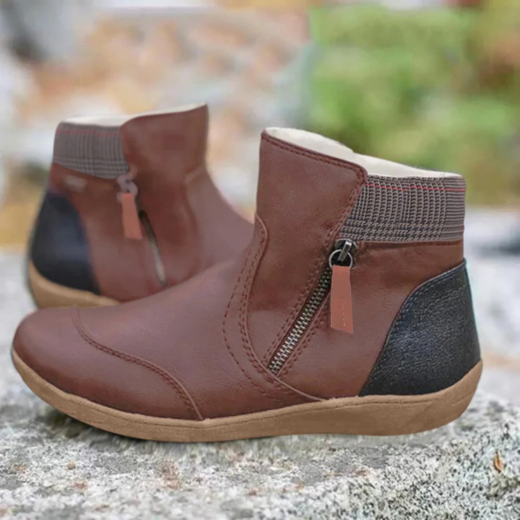 Botas de invierno para mujer resistentes a la intemperie