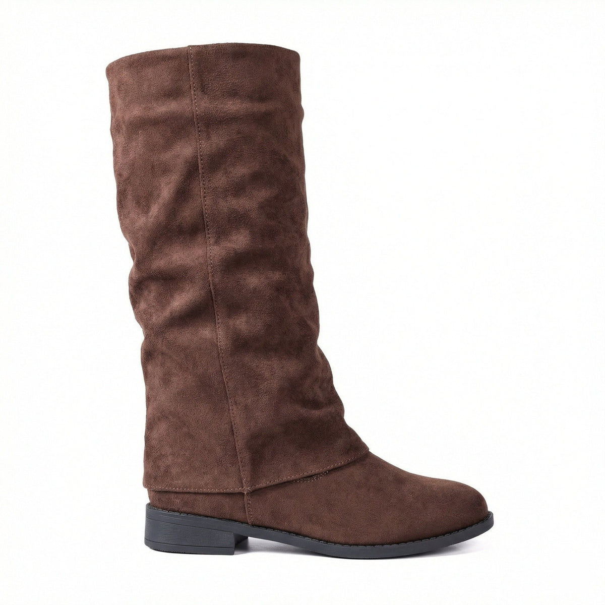 Botas de invierno suaves de ante para mujer