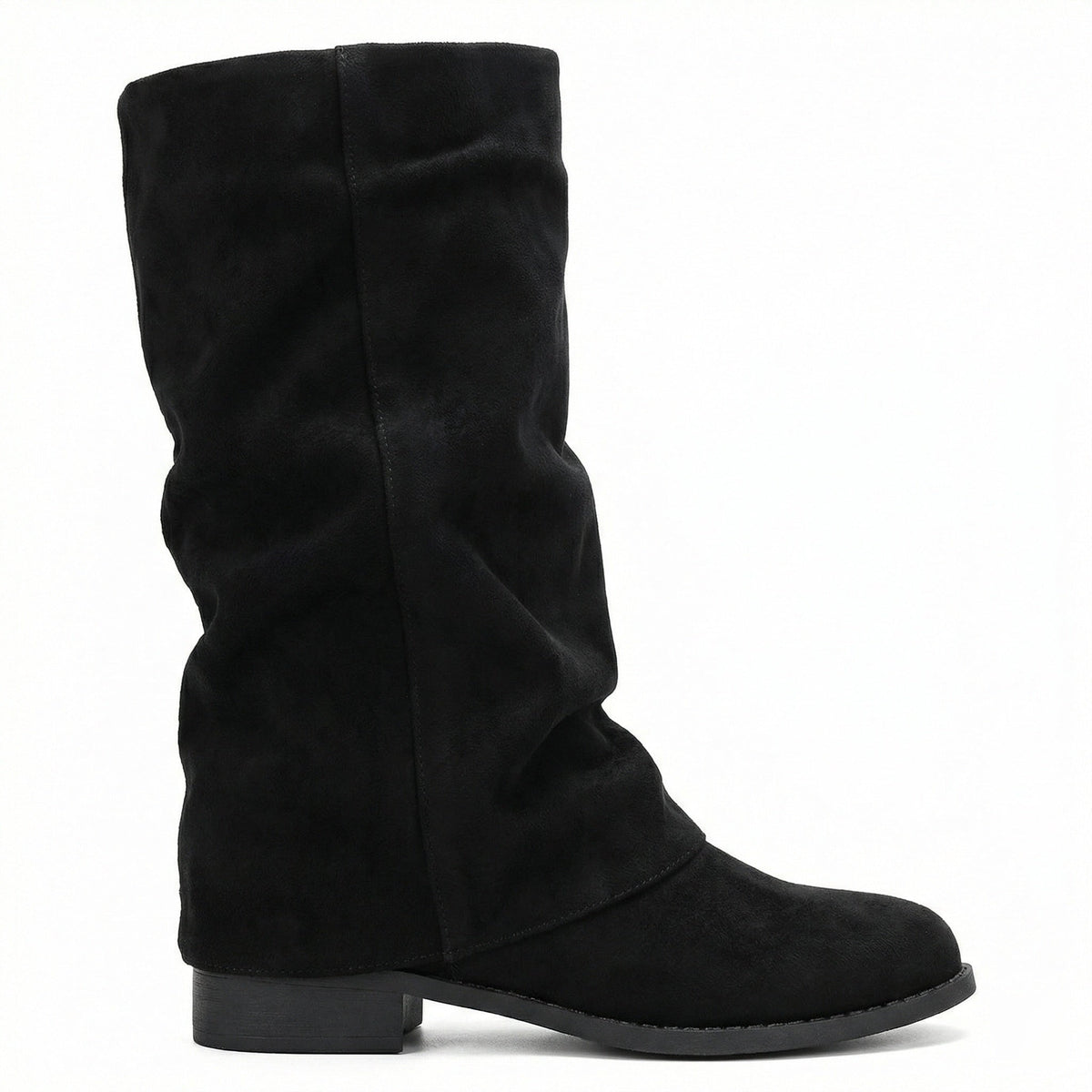 Botas de invierno suaves de ante para mujer