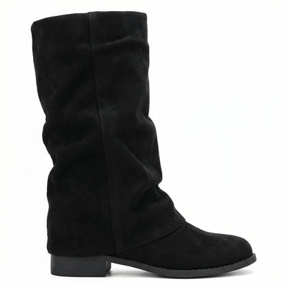 Botas de invierno suaves de ante para mujer