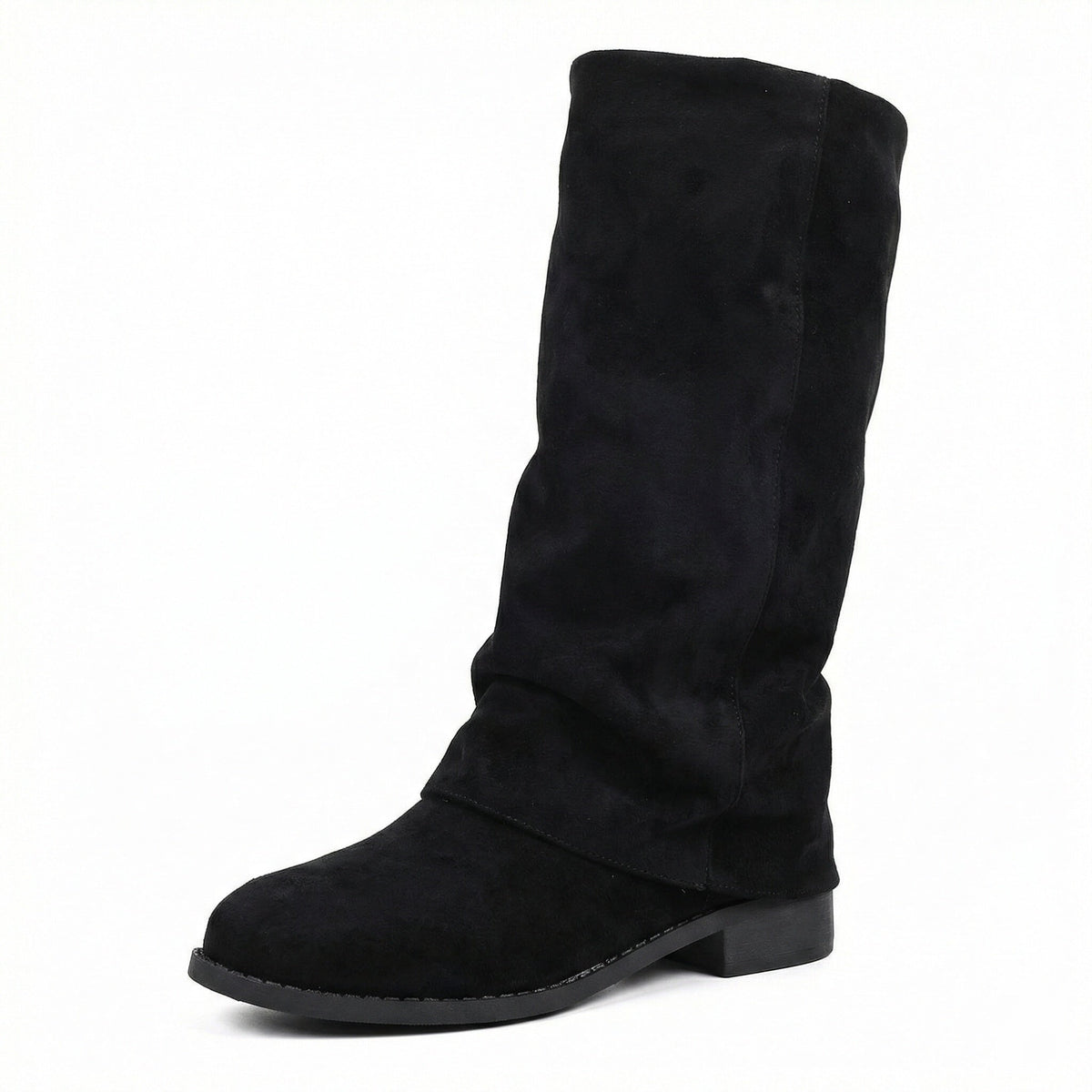 Botas de invierno suaves de ante para mujer