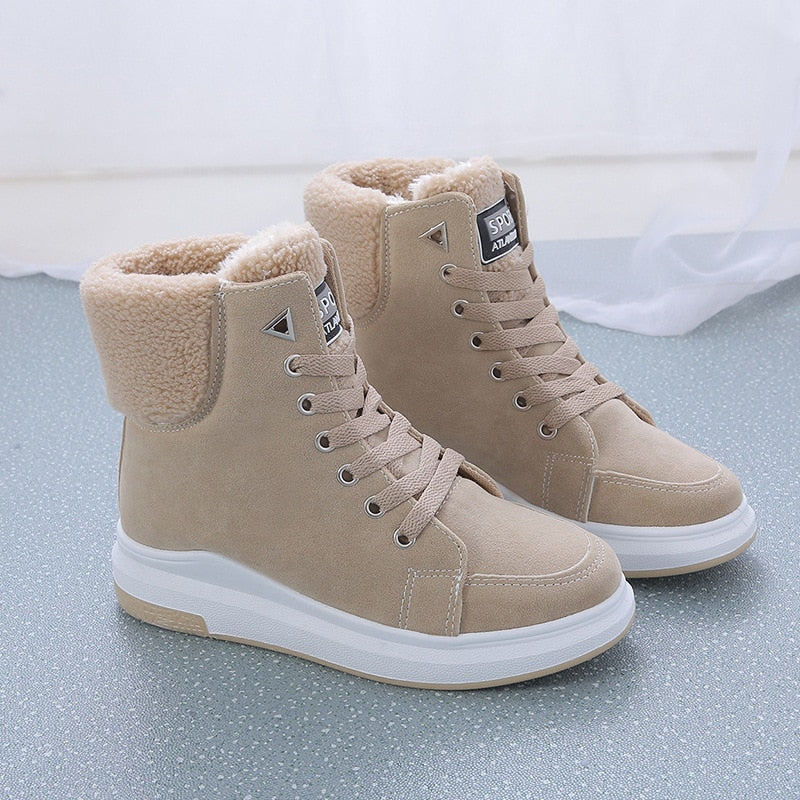 Botas de nieve con forro para mujer