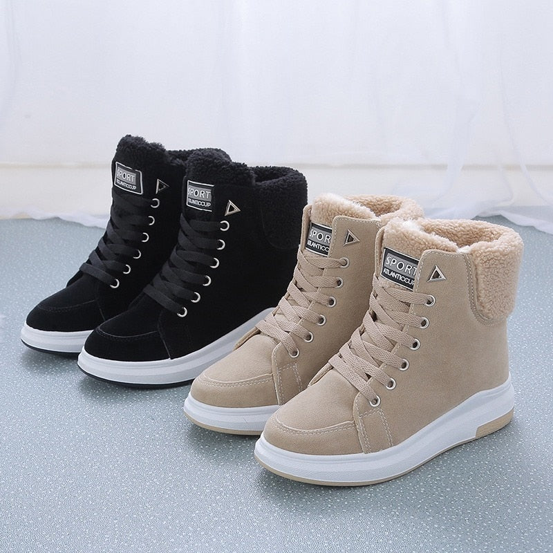 Botas de nieve con forro para mujer