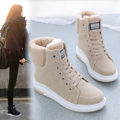 Botas de nieve con forro para mujer