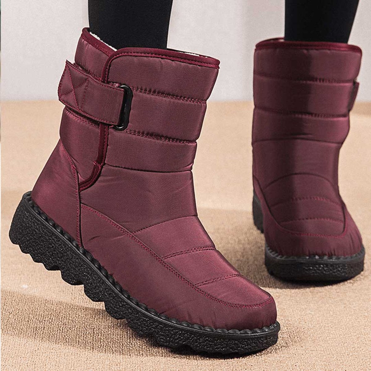 Botas de nieve impermeables y térmicas para mujer